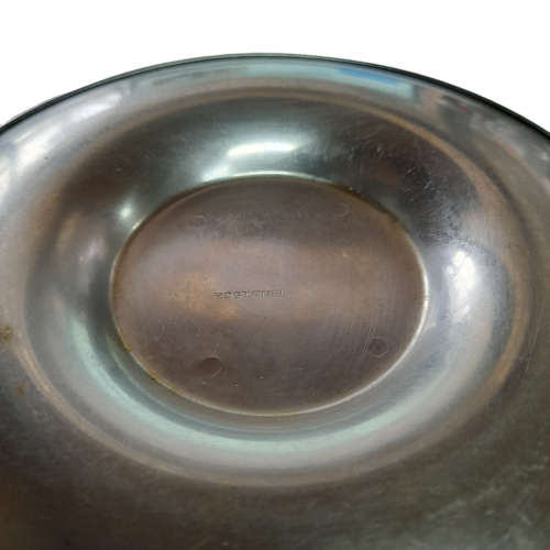 Vintage Stainless Steel Rostfrei Gravy Deep Bowl With Dish