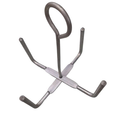 Vintage Aluminum Four Baked Potato Spiked Oven Rack