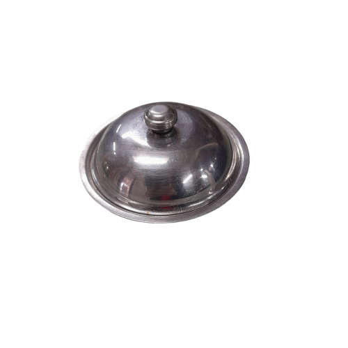 Vintage Aloe Stainless Steel Butter Dish x 2