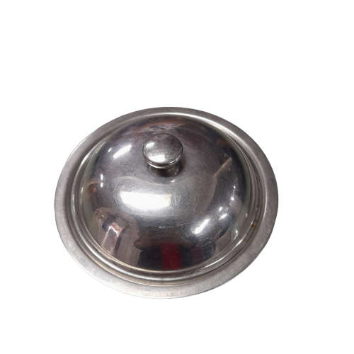 Vintage Aloe Stainless Steel Butter Dish x 2