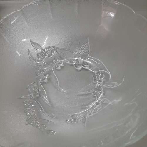 Frosted Flowers Pattern Dessert Bowl