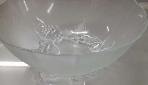 Frosted Flowers Pattern Dessert Bowl