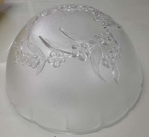 Frosted Flowers Pattern Dessert Bowl