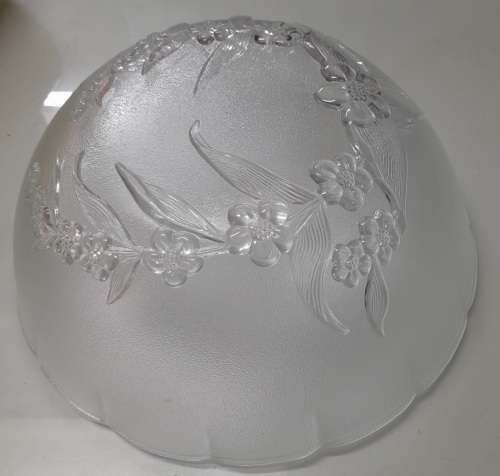 Frosted Flowers Pattern Dessert Bowl