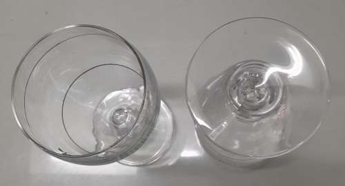 Set Of 2 Vintage Irish Coffee Glasses With Golden Rim From France