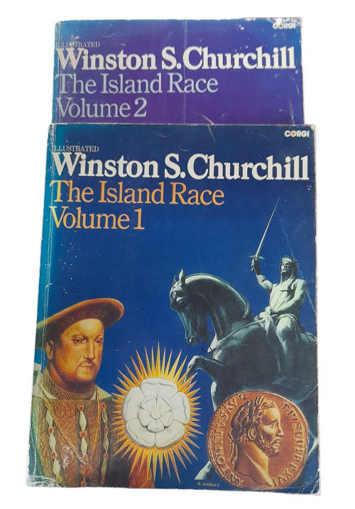 Winston S. Churchill - The Island Race Volume 1 & 2 Books