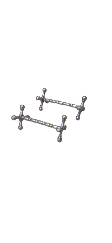 2 x Vintage Silver Plated Knife Rests