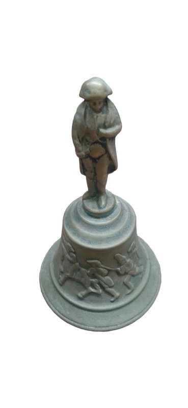 Vintage Brass Napoleon Hand Bell
