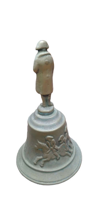 Vintage Brass Napoleon Hand Bell
