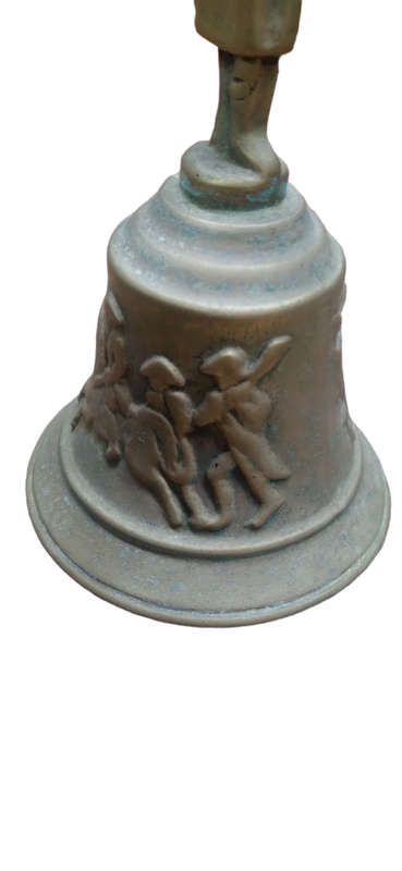 Vintage Brass Napoleon Hand Bell