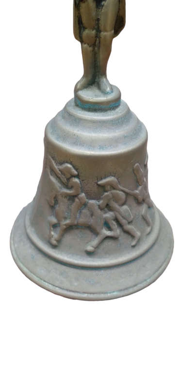 Vintage Brass Napoleon Hand Bell