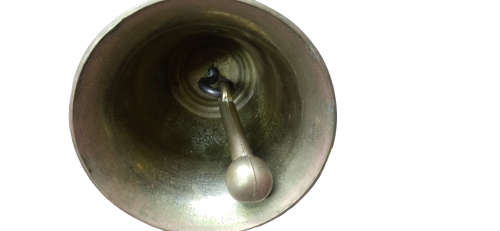 Vintage Brass Napoleon Hand Bell