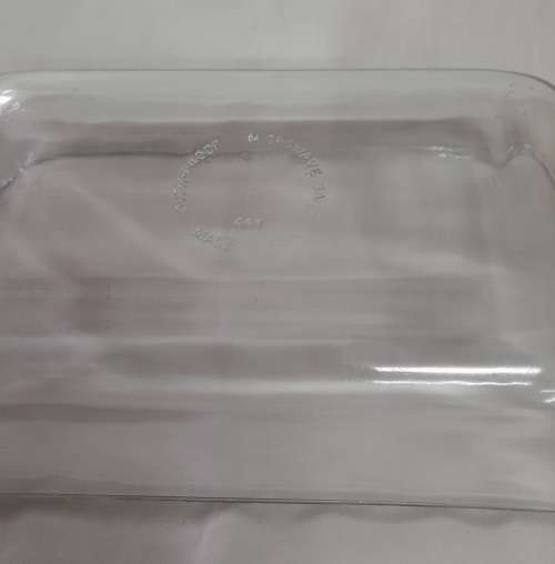 Oven Proof 441 1qt Glass Casserole Dish Bread Loaf With Lid Made In USA