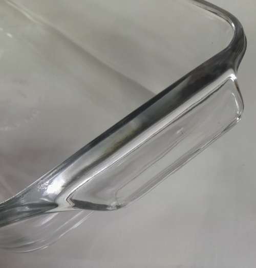 Oven Proof 441 1qt Glass Casserole Dish Bread Loaf With Lid Made In USA