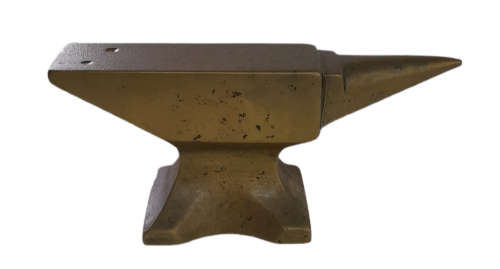 Vintage jewels Watchmaker Solid Brass Anvil / Industrial Dècor
