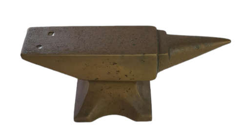 Vintage jewels Watchmaker Solid Brass Anvil / Industrial Dècor