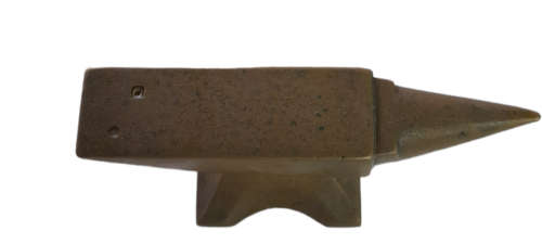 Vintage jewels Watchmaker Solid Brass Anvil / Industrial Dècor