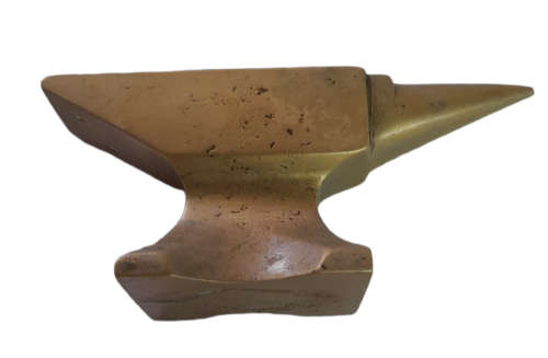 Vintage jewels Watchmaker Solid Brass Anvil / Industrial Dècor