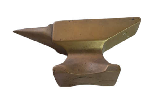 Vintage jewels Watchmaker Solid Brass Anvil / Industrial Dècor