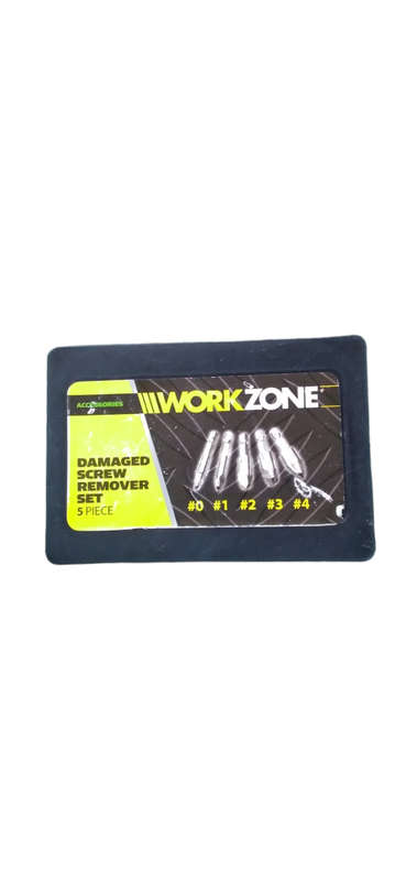 Workzone Damaged Screw Remover Set 5 Piece