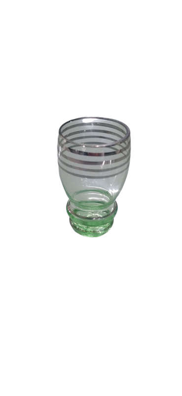 Vintage Uranium Glass Shot Glass