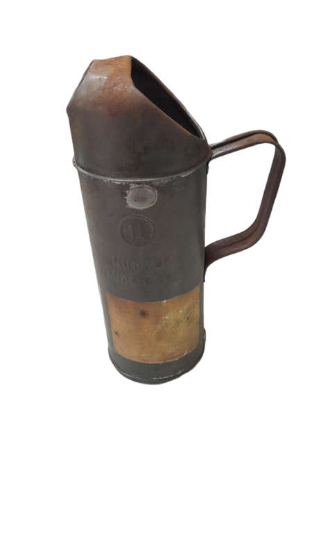Vintage 1 Liter Oil Can Marked - Nur Für Mineraloel Germany  - 50`s /Gas And Oil Cans