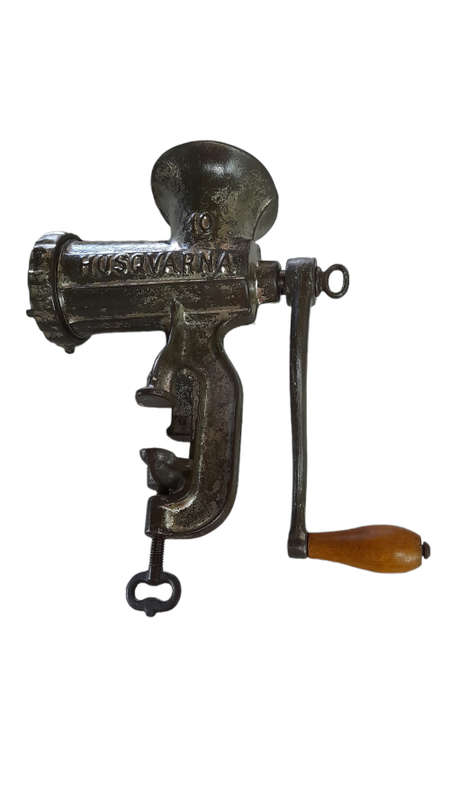 Vintage No.10  Husqvarna Meat Mincer Reliance Made In Sweden