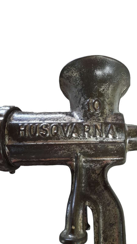 Vintage No.10  Husqvarna Meat Mincer Reliance Made In Sweden