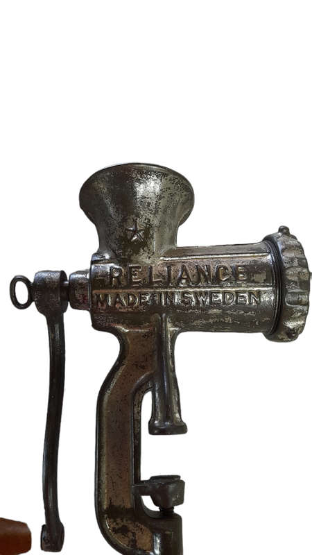 Vintage No.10  Husqvarna Meat Mincer Reliance Made In Sweden