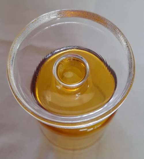 Vintage French Amber Glasses Luminarc D`arques Durand Cavalier Sherry Wine Glasses Made In France