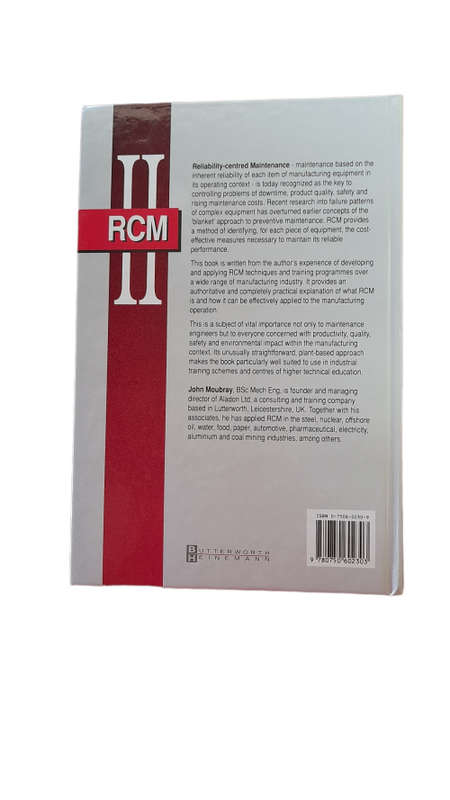 Reliability-centred Maintenance 1991 - John Moubray book