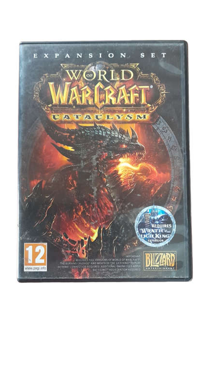 Expansion Set World Of WarCraft Cataclysm & Wrath Of The Lich King PC Games
