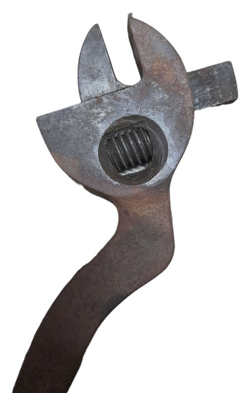 Vintage `S` Shaped Railway Adjustable (Monkey Wrench) Spanner