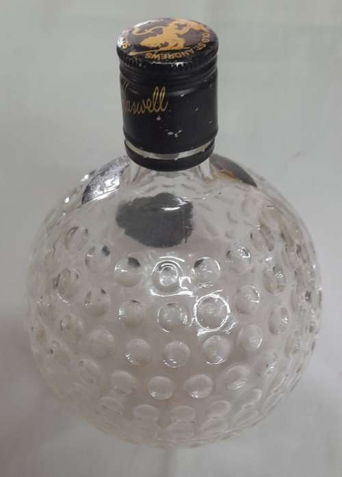 Original St Andrews Scotch Whiskey Bottle - Golf Ball Shaped