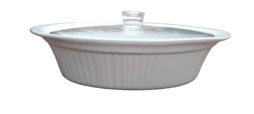 Corningware French White 4 qt / 3.8L Oval Casserole Dish