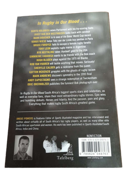 Rugby In Our Blood & Glory Beyond The Tryline Softcover Books