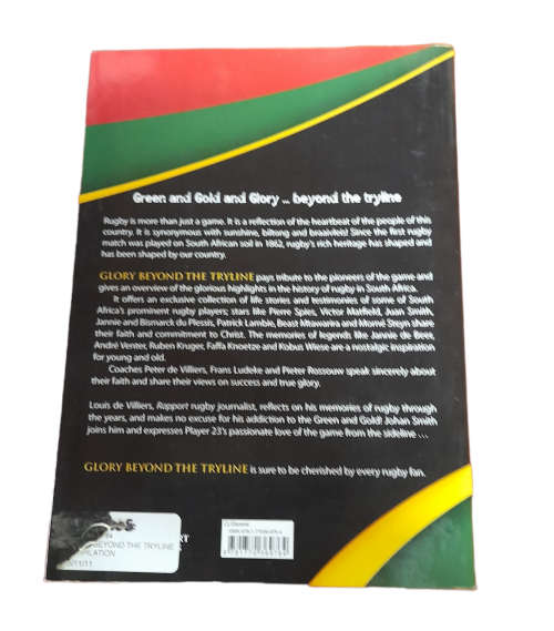 Rugby In Our Blood & Glory Beyond The Tryline Softcover Books