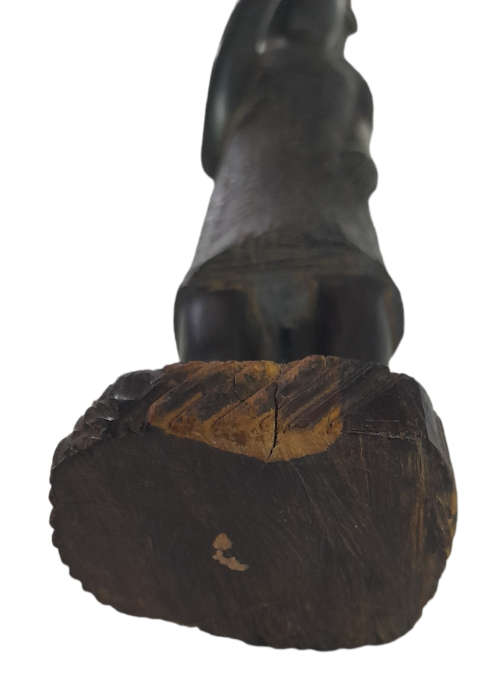 Vintage Handcrafted Man Putting Something In His Mouth