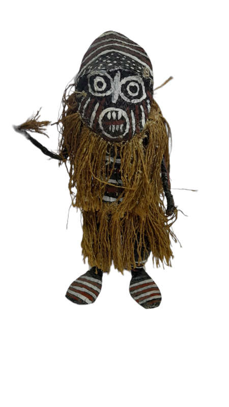 African Zambia Makishi Masquerade Doll