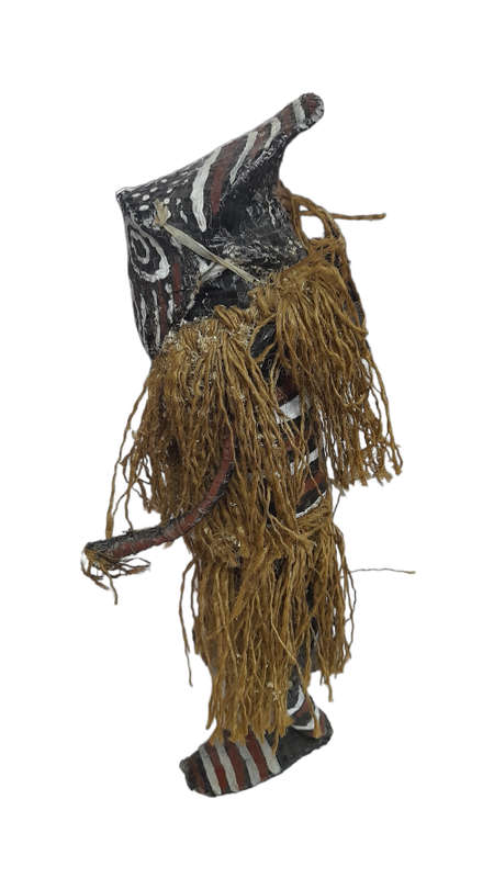 African Zambia Makishi Masquerade Doll
