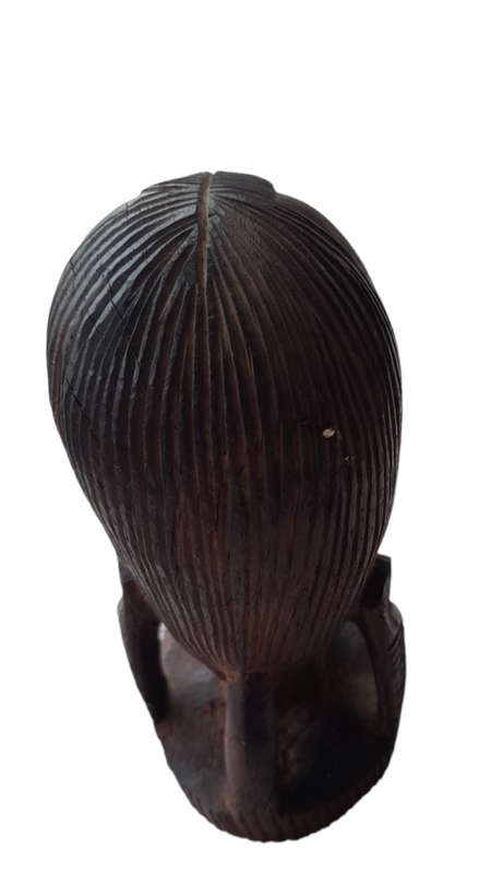 Vintage Handcrafted African Wooden Ebony Man Or Woman