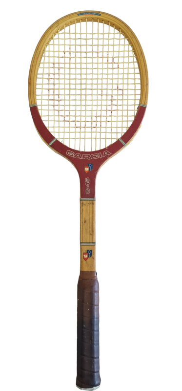 Vintage RARE Garcia C-45 Wood Tennis Racket