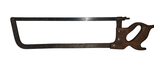 Vintage / antique large butcher meat bone cutting hand hacksaw 19 Saw