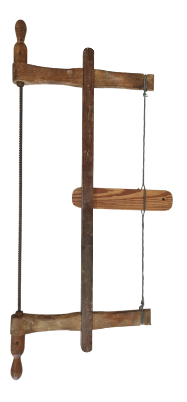 Antique wood Buck saw with 40cm blade
