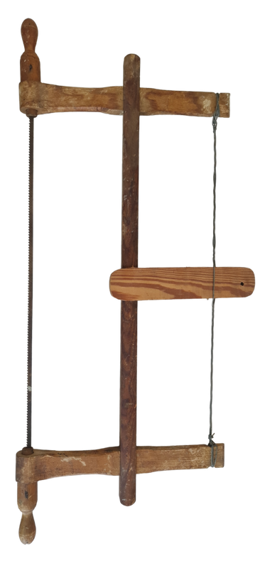 Antique wood Buck saw with 40cm blade
