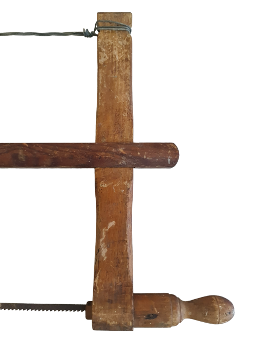 Antique wood Buck saw with 40cm blade