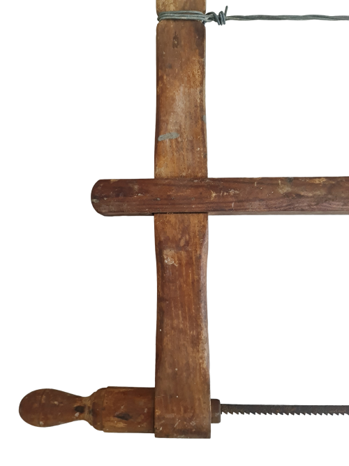 Antique wood Buck saw with 40cm blade