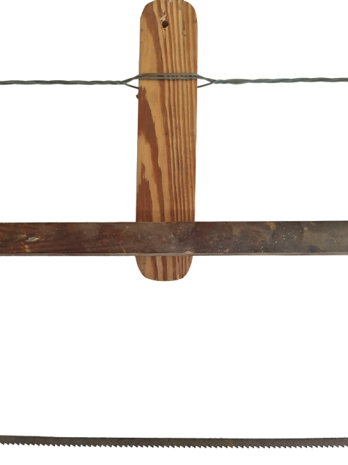 Antique wood Buck saw with 40cm blade