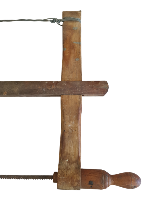 Antique wood Buck saw with 40cm blade