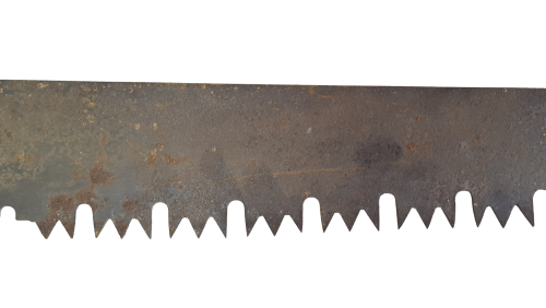 Two Man Crosscut Saw 137cm - All Steel Pull Saw - Great Antique Décor